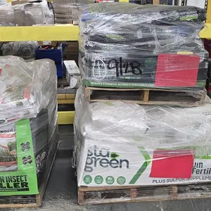 Pallets of Fertilizer and Grass Seed