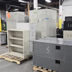 Pallets of Filing Cabinets and Lockers