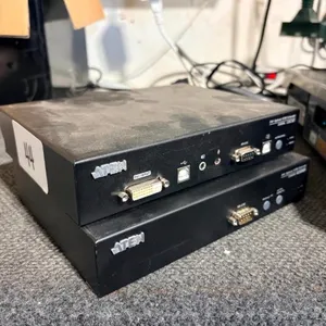 Lot of (2) ATEN CE680 DVI Optical KVM Extender