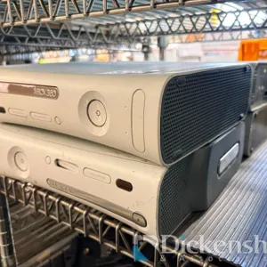 Lot of (4) White Microsoft Xbox Video Game Consoles