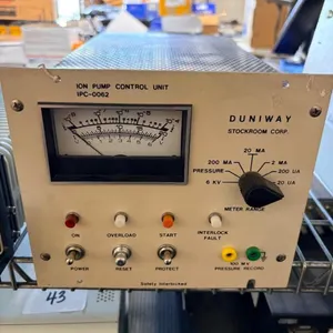 Duniway Stockroom IPC-0062 Ion Pump Control Unit