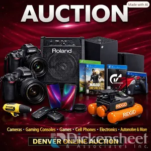 AUCTION INFORMATION/PLEASE DO NOT BID ON THIS LINE