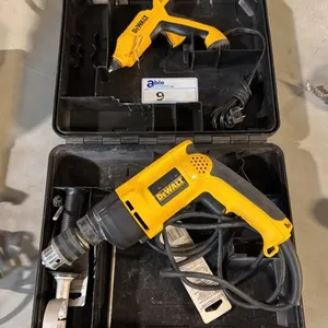 DEWALT CORDED 1/2" HAMMER DRILL AND DEWALT ELECTRIC GLUE GUN