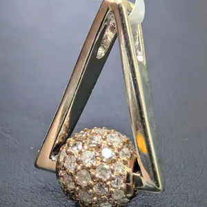 14K(2.09G), DIAMOND (0.5CT) PENDANT, APPRAISED INSURANCE VALUE $2370