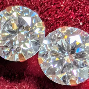 14K LAB DIAMOND  (0.84CT) EARRING, SUGGESTED RETAIL VALUE $1400