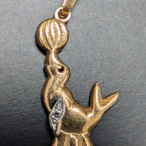 10K(0.9G), DIAMOND (0.01CT) PENDANT, SUGGESTED RETAIL VALUE $630