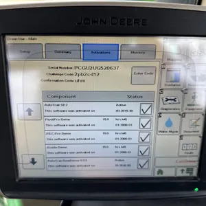 JD 2630 screen