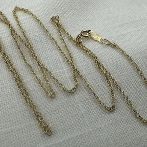14K Yellow Gold 18" Necklace Chain