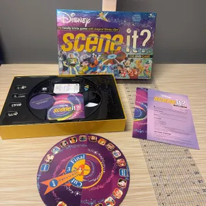 Disney Scene It ? NEW IN BOX, unsealed cover, cards still sealed )