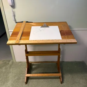 Wood Drafting Stand Table