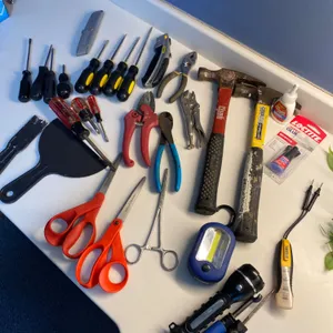 Hand Tools With Hammers, Pliers, and Screwdrivers