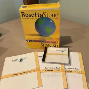 Rosetta Stone Spanish Level 1 & 2 Set with Missing Spanish Language Discs