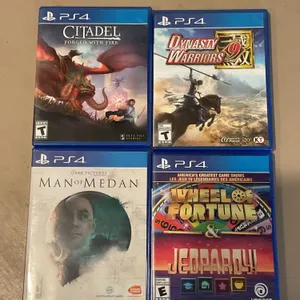 Four PS4 Games: Citadel, Dynasty Warriors 9, Man of Medan, Wheel of Fortune