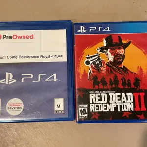 PlayStation 4 Games: Kingdom Come Deliverance Royal Edition and Red Dead Redemption 2