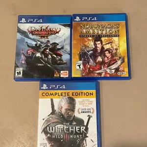 Three PlayStation 4 Games