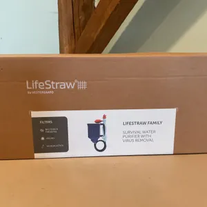 LifeStraw Family Survival Water Purifier with Virus Removal – Brand New