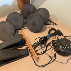 Ion Electronic Drum Kit with Drum Pads, Foot Pedals, and Control Module