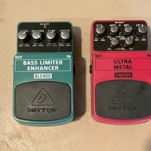 Behringer Guitar Effects Pedals: BLE400 and UM300
