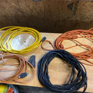 Extension Cords in Various Colors and Lengths