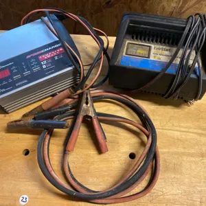 Two Car Battery Chargers: EverStart 12V and Schumacher SpeedCharge 12V