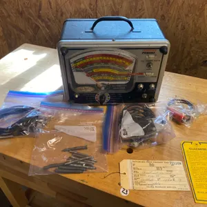 Penske Automotive Analyzer Model 244.21032 With Accessories, 1970s