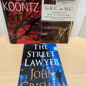 Three Hardcover Books: Koontz, Grisham, Chesterton