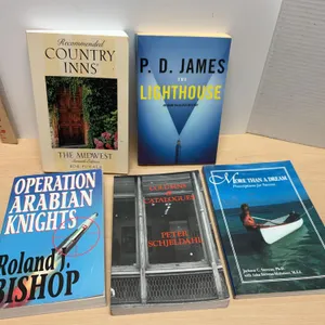 Books Including P.D. James and Peter Schjeldahl