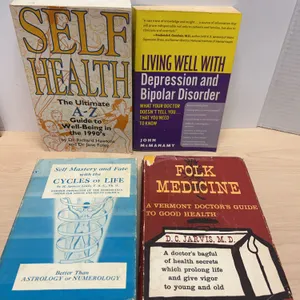 Self-Help and Alternative Health Books, 4 Volumes