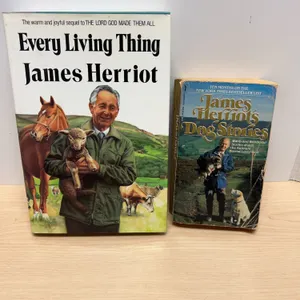 James Herriot Every Living Thing and Dog Stories Books