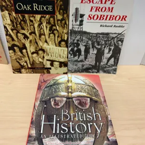 Three History Books: Oak Ridge, Escape from Sobibor, British History