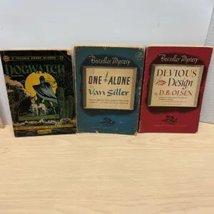 Three Bestseller Mystery Paperback Books, 1940s