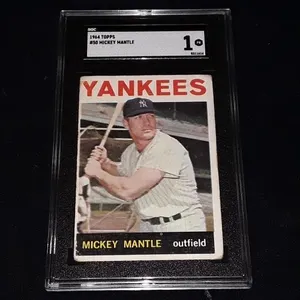 1964 Topps Mickey Mantle SGC 1