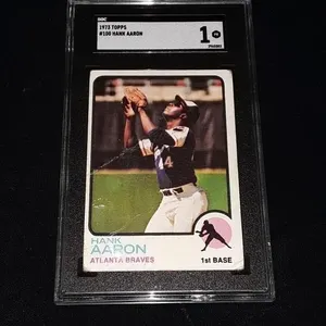 1973 Topps Hank Aaron SGC 1