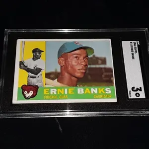 1960 Topps Ernie Banks SGC 3