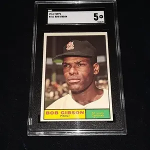 1961 Topps Bob Gibson SGC 5