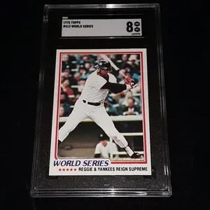 1978 Topps Reggiee Jackson SGC 8