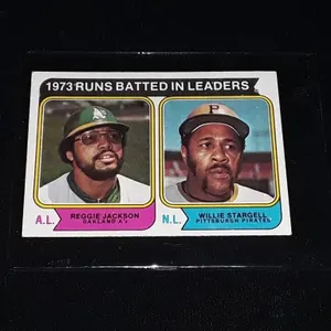 1974 Topps Reggie Jackson & Willie Stargell