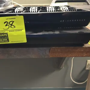 Cash drawer till inserts. Features black plastic construction, 4 bill compartments with spring-loaded bill clips, and 5 coin compartments. Measures 12