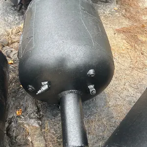 30" HDD barrel reamer. Features carbide cutting teeth, fluid nozzles, hardfaced wear surfaces, and threaded shaft connections.