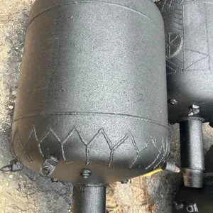 30" barrel reamer. Features welded steel construction with raised hardfacing bead patterns, cutting teeth, and fluid ports. Designed for horizontal di