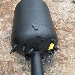 30" directional drilling barrel reamer. Features heavy-duty steel cylindrical body equipped with carbide cutter teeth, fluid jet ports, and central th