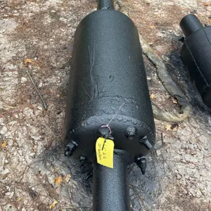 20" directional drilling barrel reamer. Features steel cylindrical body with perimeter cutting teeth and fluid ports. 20" Dia.