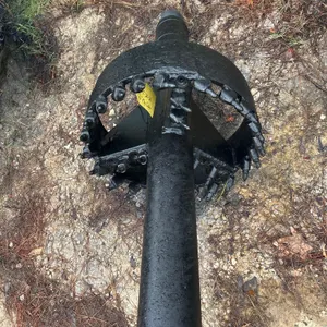 26" fly cutter directional drilling reamer. Features integrated cutting teeth and cylindrical shaft.
