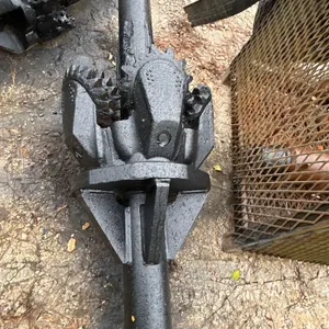 26" mill tooth reamer. Features roller cone mill tooth cutters, welded gusseted body, and threaded pin connection.