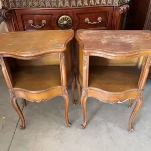 Set Of Two End Tables 20" x 13" x 28"