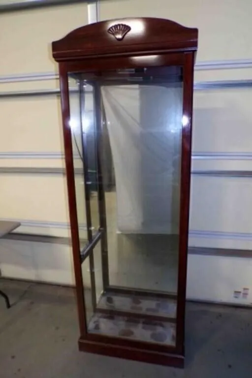 Ashley Valley Cherry Finish Double Curio