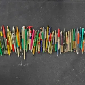 64 Promotional pens & pencils, vintage
