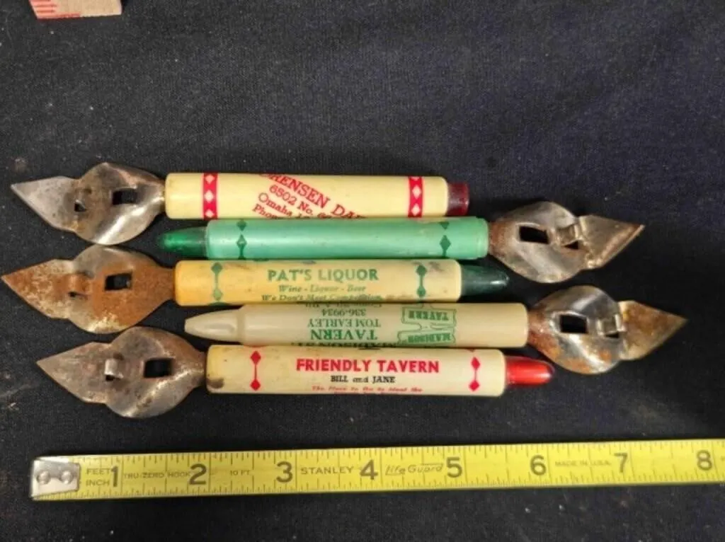 5 Bottle/can openers, Nebraska promotions