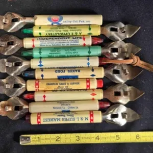 10 Bottle/can openers, promotions, vintage