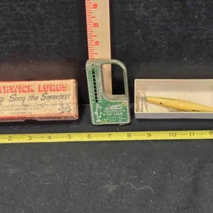 Fishing lure & scale, Smithwick lures Devils Horse
